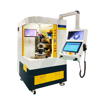 CNC Tool Grinding Machine | Profiling Grinder / Drill & PCD Tool Sharpener | Marble Body, Precision Spindle